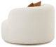 Fickle Swivel Chair, Cream