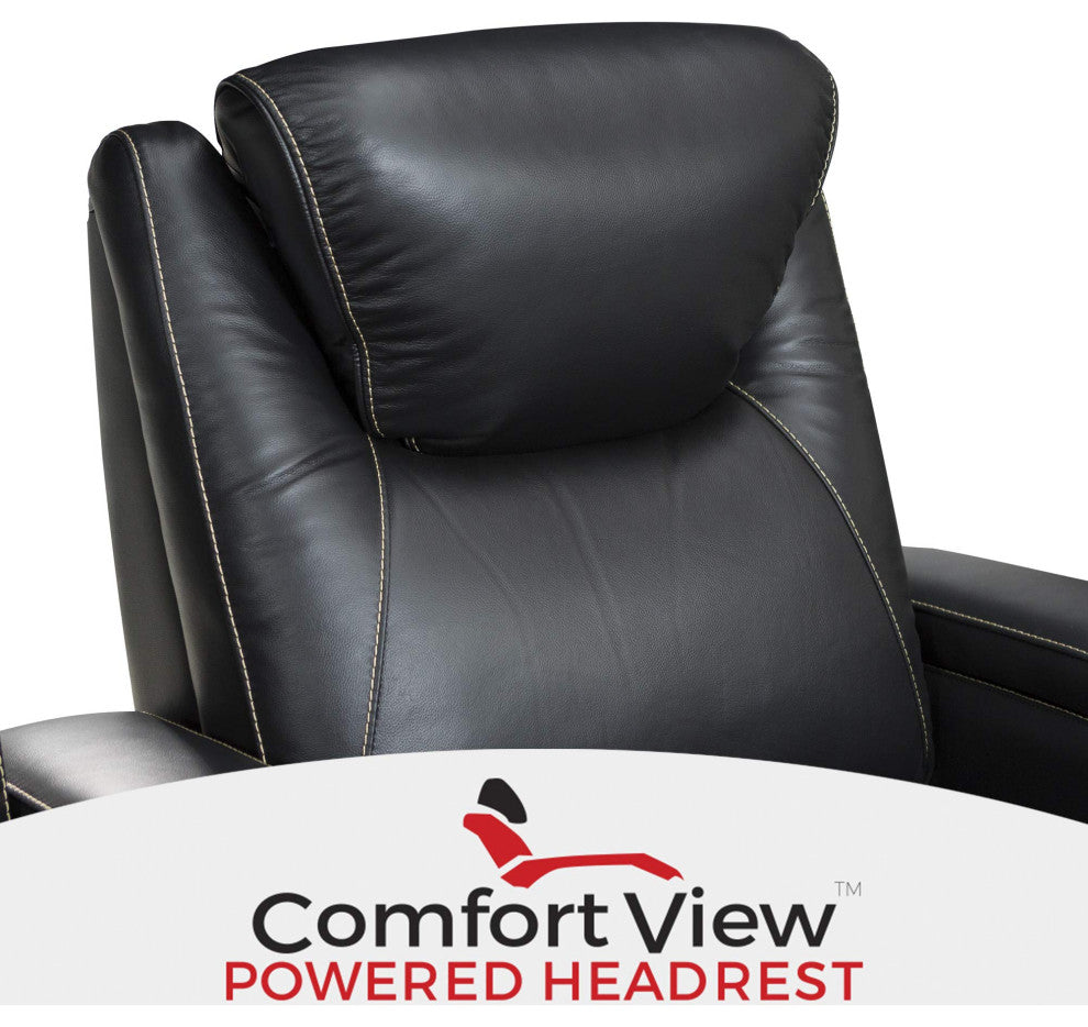 Seatcraft Equinox Home Theater Seating, Black, Row of 1