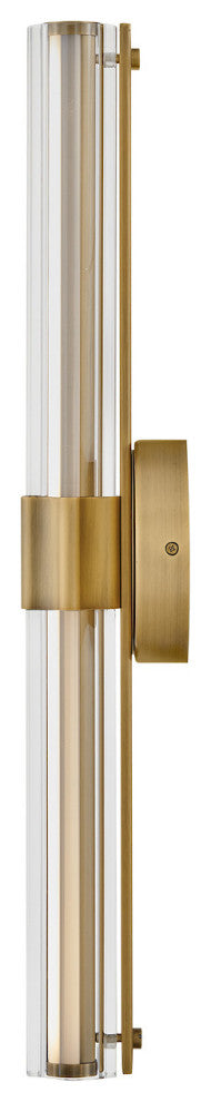 Hinkley Georgette Medium Led Vanity, Lacquered Brass