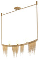 Bethel International Dc01C54G 3-Light Chandelier, Gold