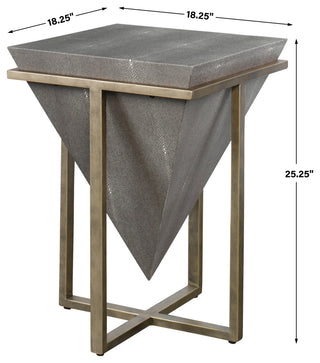 Uttermost Bertrand Shagreen Accent Table