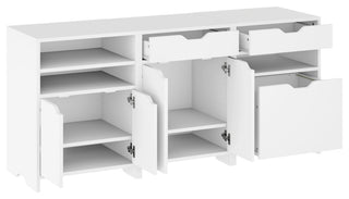 Nova 3-Pc Storage Cabinet Set, White