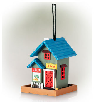 Alpine Hanging Colorful Bird Feeder, 9 Inch Tall