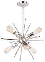 Estelle 6-Light Pendant, Polished Nickel
