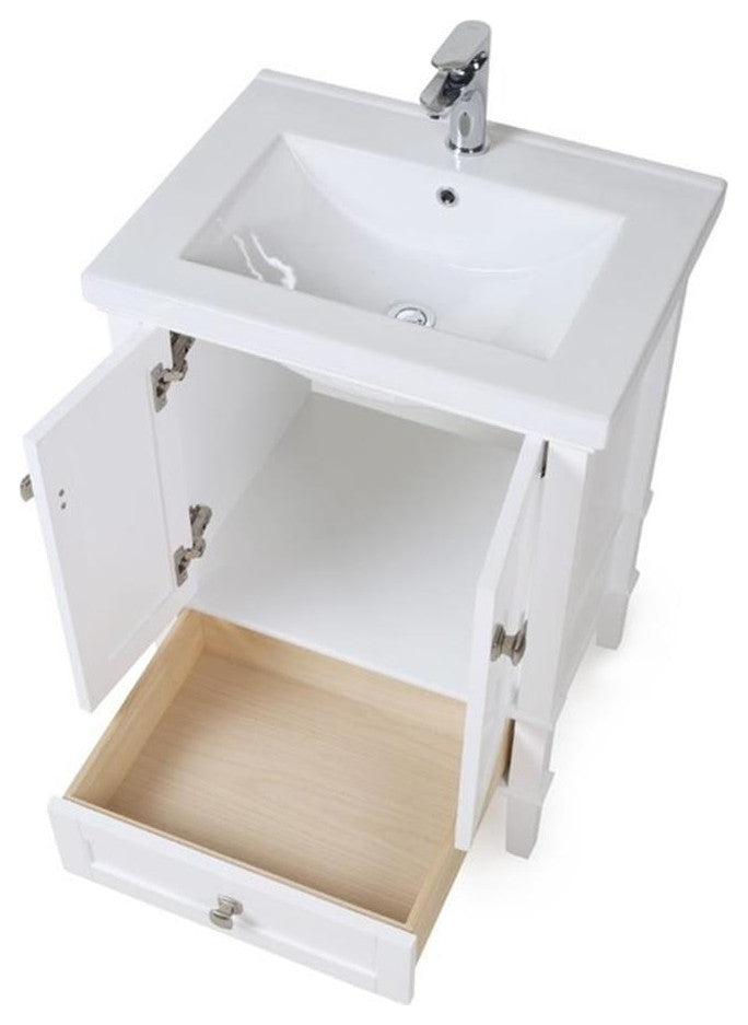 Elegant Lighting Danville 34" Bath Vanity in White