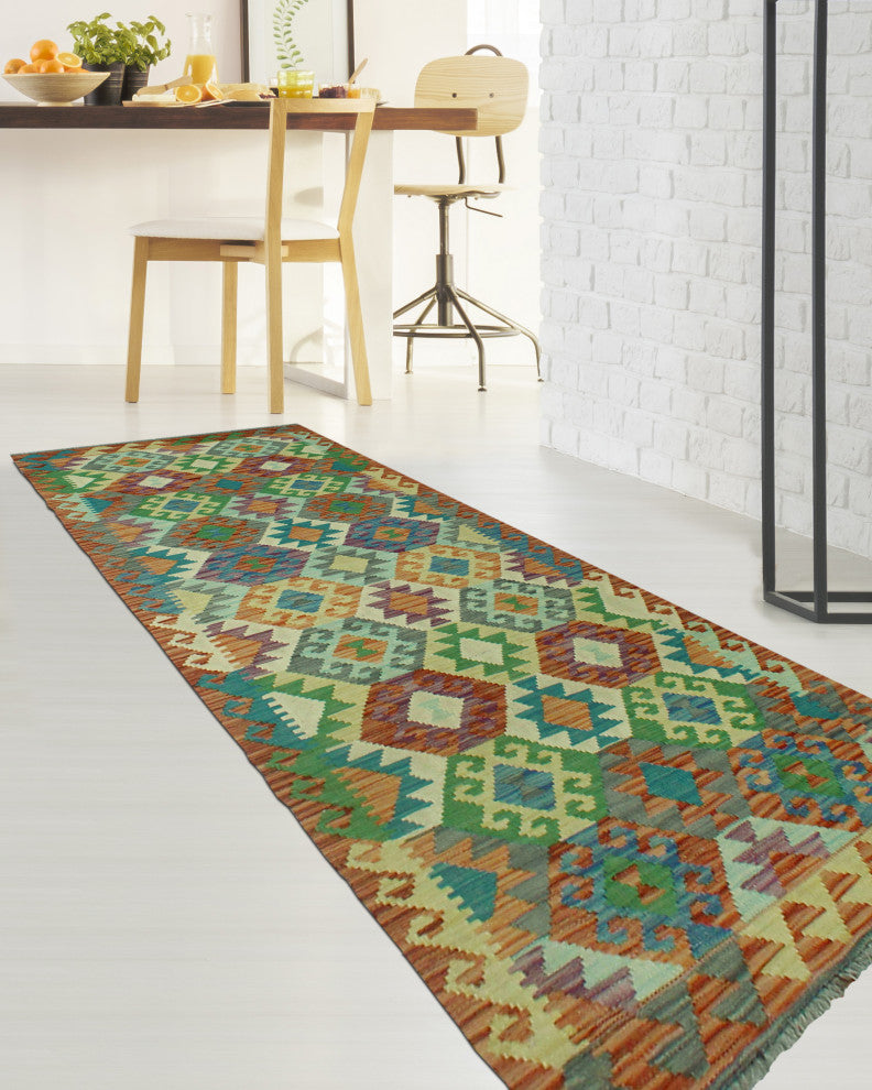 Sangat Kilim Henry Rust Runner