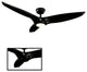 Morpheus III 60" Indoor/Outdoor Smart Ceiling Fan, Gloss Black, 3500K Light Kit