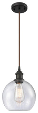 Innovations Lighting 516-1P-OB-G124-8-LED Athens 1 Light 8" Mini Pendant