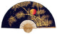 Bamboo Moon, 60" Width Chinese Wall Fan