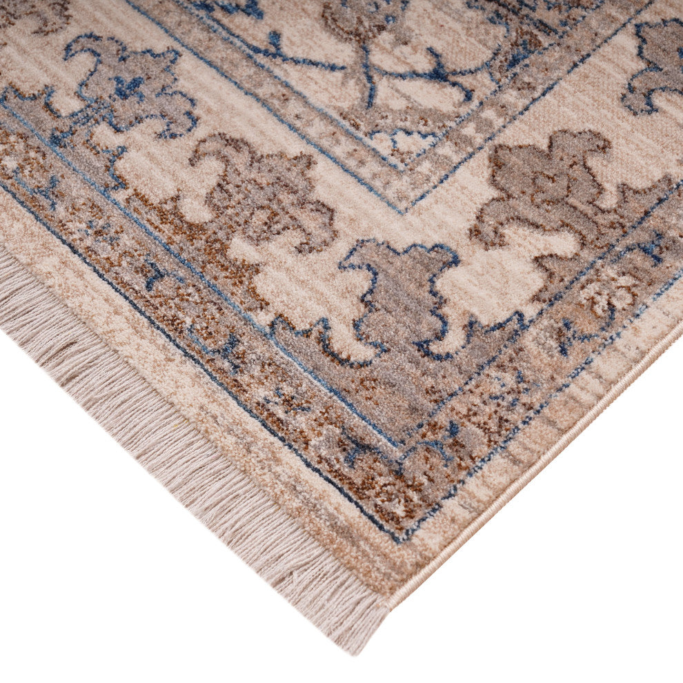 Arcadia Marlow Area Rug, Ivory, 7'1" x 10', Oriental