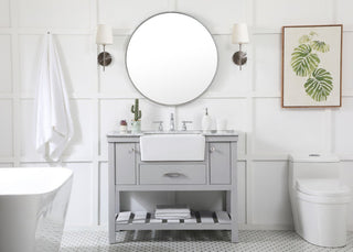 Home Living 22" Farmhouse Grey-Light Bathroom Vanity