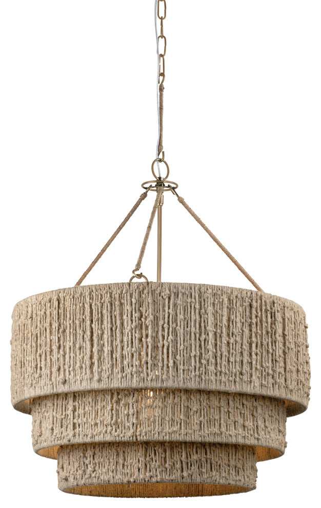 Troy Lighting Reza Chandelier Patina Brass, 24"Lx24"Wx31.75"H