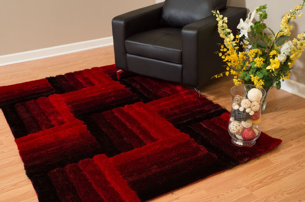 United Weavers Finesse Flagstone Red Area Rug 5'3x7'2