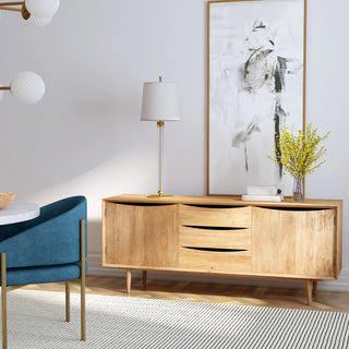 Leonidin Natural Wood Sideboard
