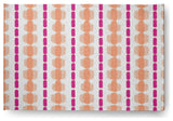 Watercolor Stripe Spring Chenille Rug, Orange-Orchid, 2'x3'