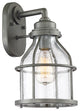 Brensten 1-Light Outdoor Wall Lantern, Weathered Iron