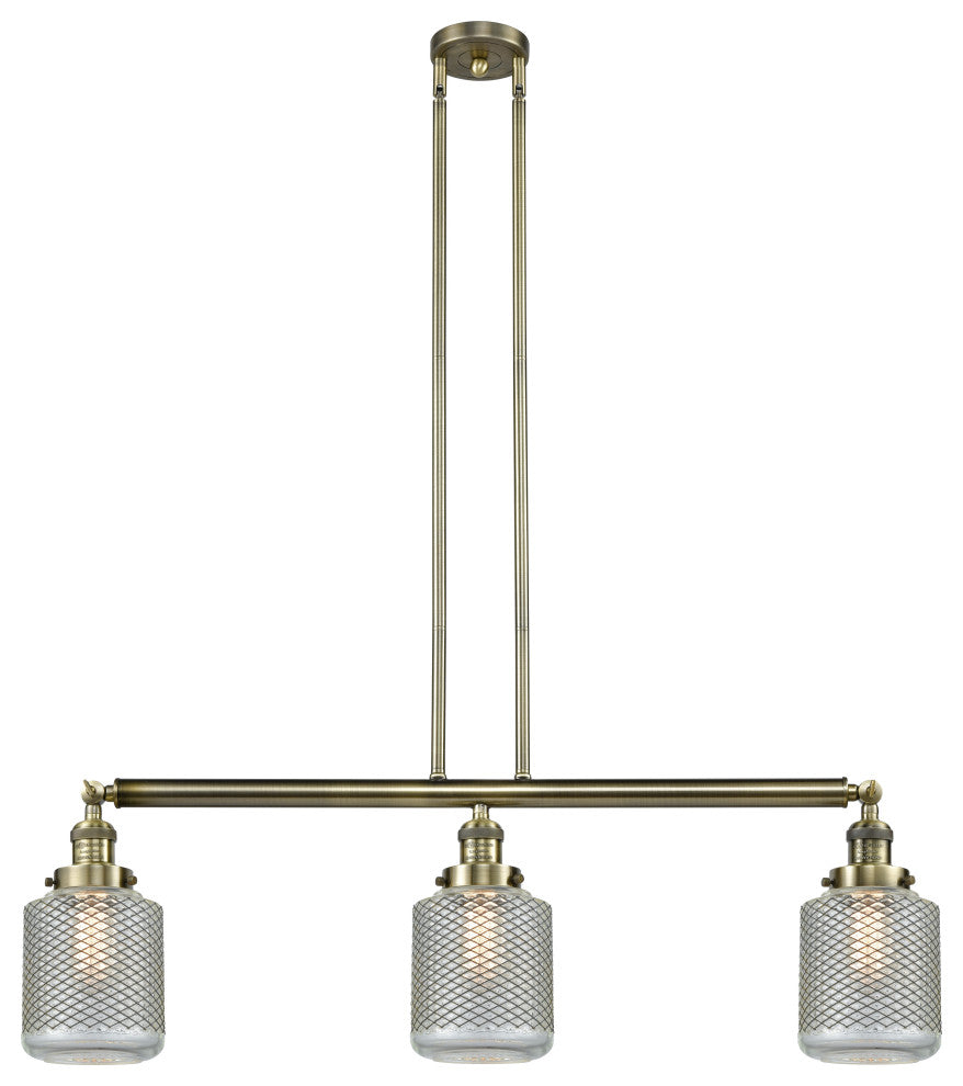 Innovations Lighting 213-Ab-S-G262-Led 3 Light Dimmable Led 38" Island Light