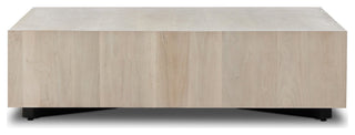 Hudson Large Square Coffee Table Ashen Walnut, Black Pine