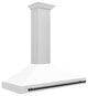 ZLINE 48" ZLINE DuraSnow Hood With White Matte Shell KB4SNZ-WM-48-MB
