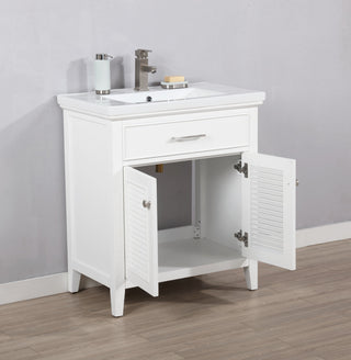 Design Element Group Cameron 30" Single Sink Vanity in White