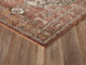 Abani Mesa MES120A Orange Rust Medallion Distressed Area Rug