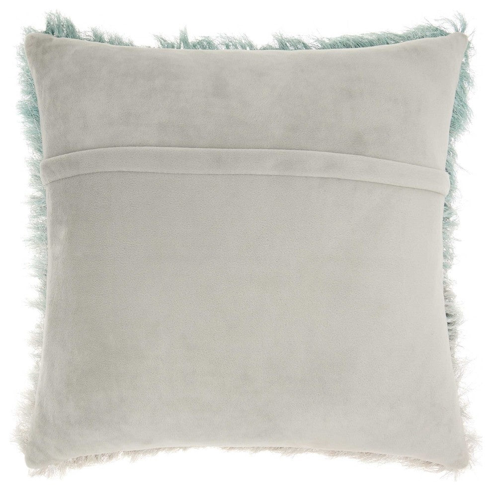Mina Victory TR011 Throw Pillow, Celadon, 20" x 20"