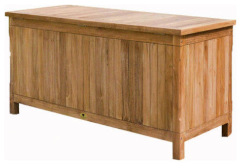 Pavilion Teak Outdoor Storage Bench