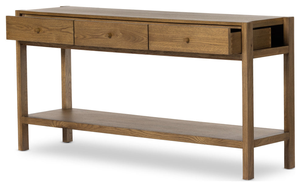 Meadow Console Table-Tawny Oak