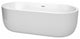 71" Freestanding Bathtub, White