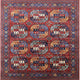 Ahgly Company Indoor Square Mid-Century Modern Area Rugs, 3' Square