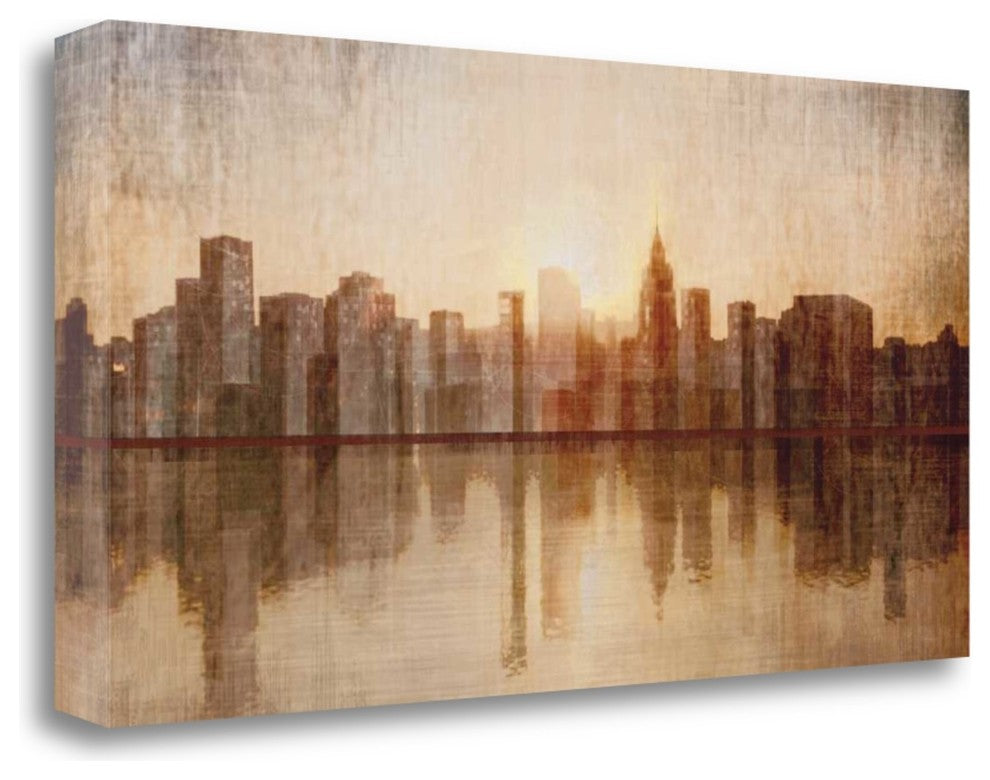 "Skyline" By Amori, Fine Art Giclee Print on Gallery Wrap Canvas, Ready to Hang
