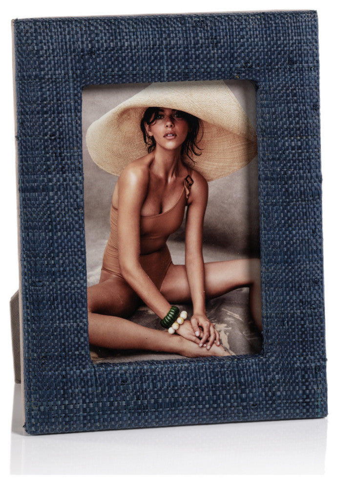 Trani Natural Fiber Raffia Photo Frame