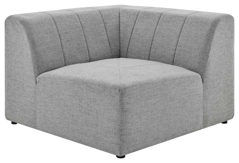Sectional Sofa Set, Fabric, Gray, Modern, Living Lounge Hotel Hospitality