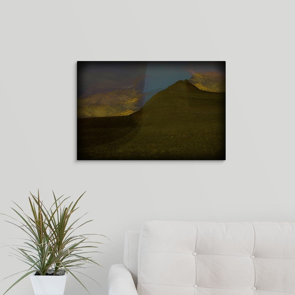 "The Echoing Hills" Wrapped Canvas Art Print, 24"x16"x1.5"