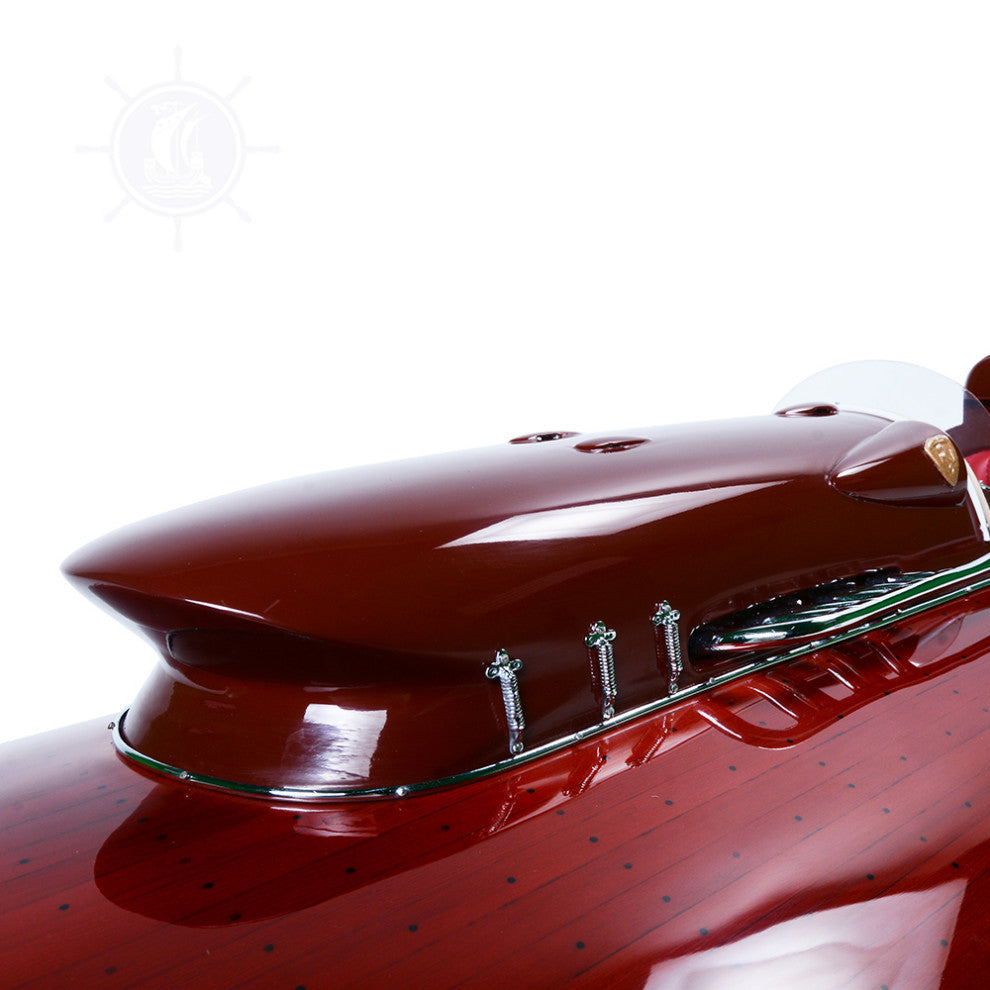 Ferrari Hydroplane Wooden Handcrafted boat model