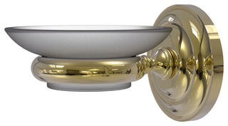 Prestige Que New Wall Mounted Soap Dish, Unlacquered Brass