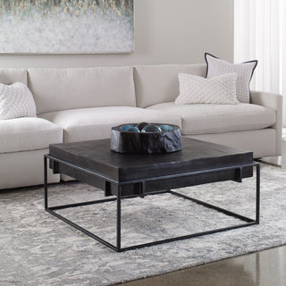 Uttermost Telone Modern Black Coffee table