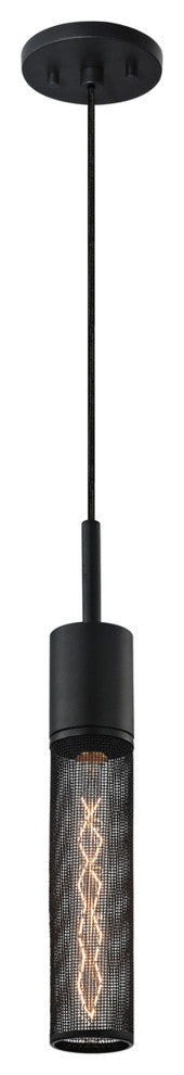 Sonneman Gotham Pendant, Textured Black