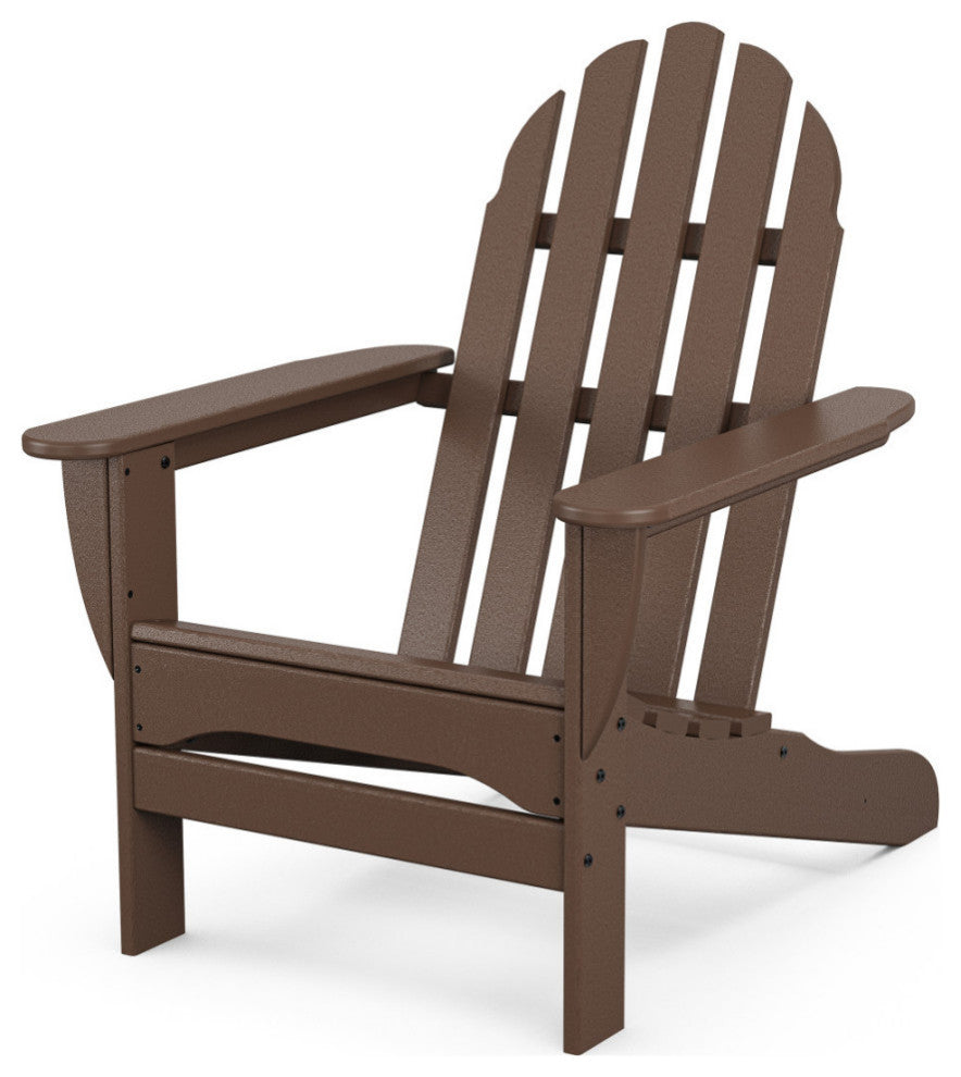 Polywood Classic Adirondack Chair, Mahogany