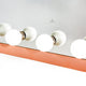 Starlight Wide Hollywood Lighted Vanity Mirror, Rose Gold