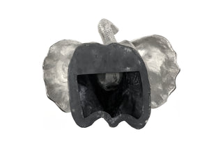 Elephant Wall Art, Resin, Silver Leaf