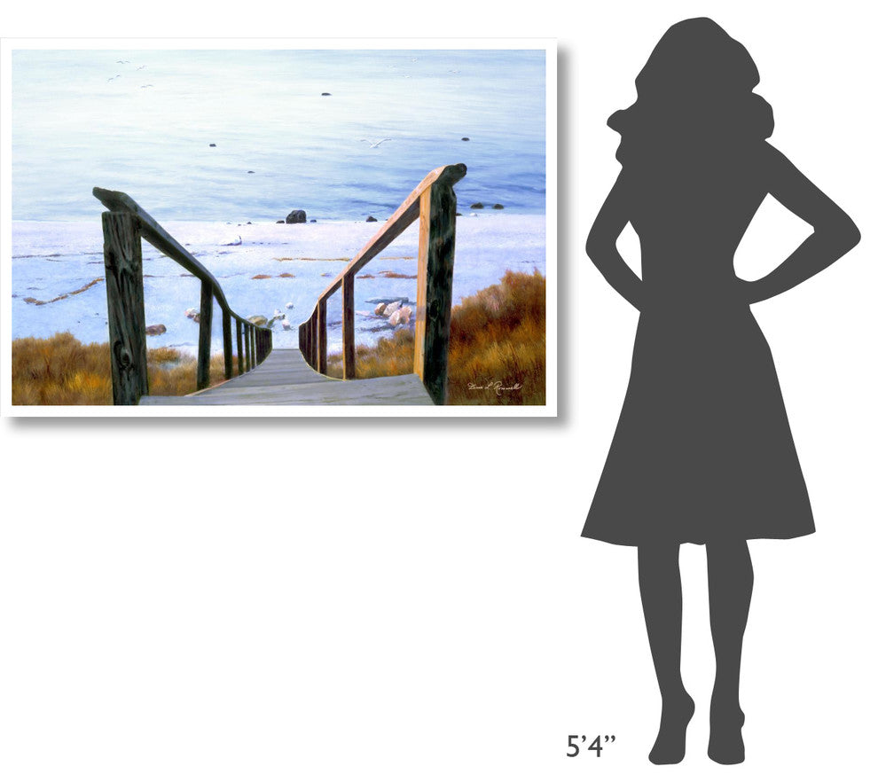 "Sound Beach" Digital Paper Print by Diane Romanello, 50"x34"