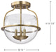 Amado 3 Light Semi Flush Mount