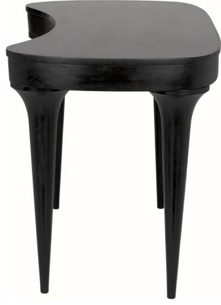Rennie Collection Mahogany Desk, Hand-Rubbed Black