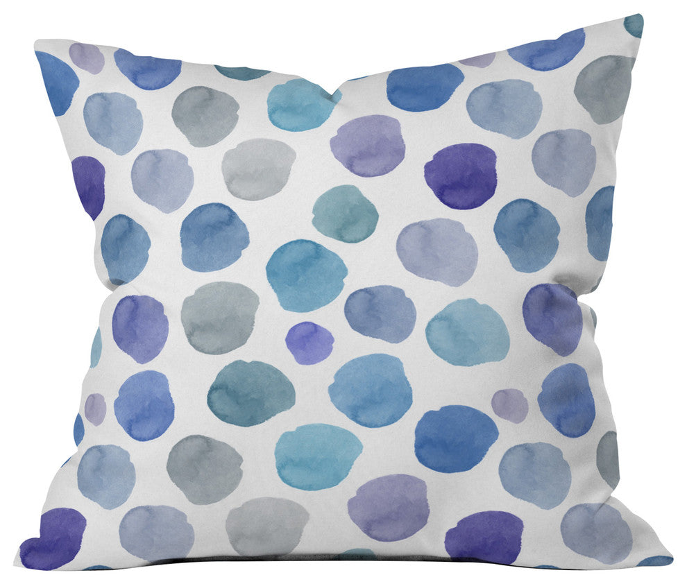 Hello Sayang Indigogogo Throw Pillow, 16"x16"