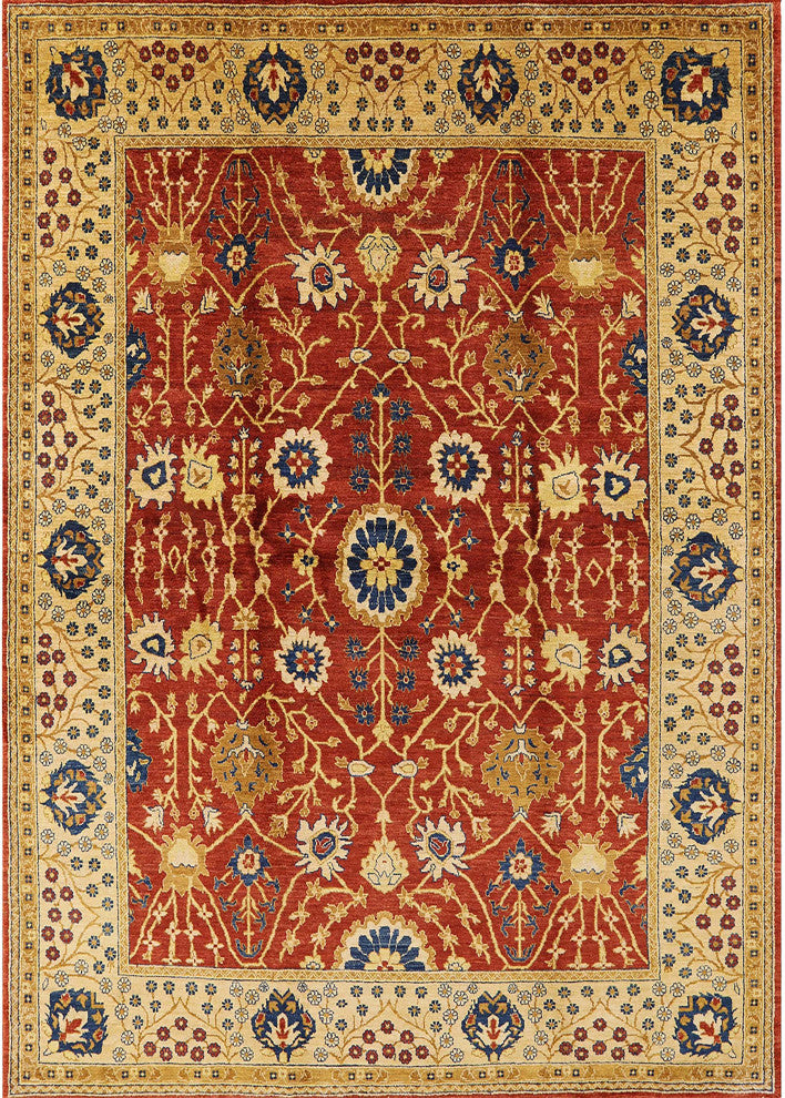 Ahgly Company Indoor Rectangle Mid-Century Modern Area Rugs, 7' x 10'