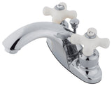 Kingston Brass 4" Centerset Bathroom Faucet, Polished Chrome