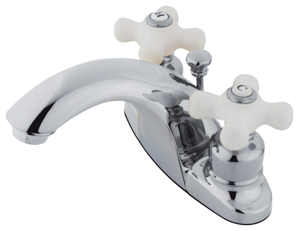 Kingston Brass 4" Centerset Bathroom Faucet, Polished Chrome