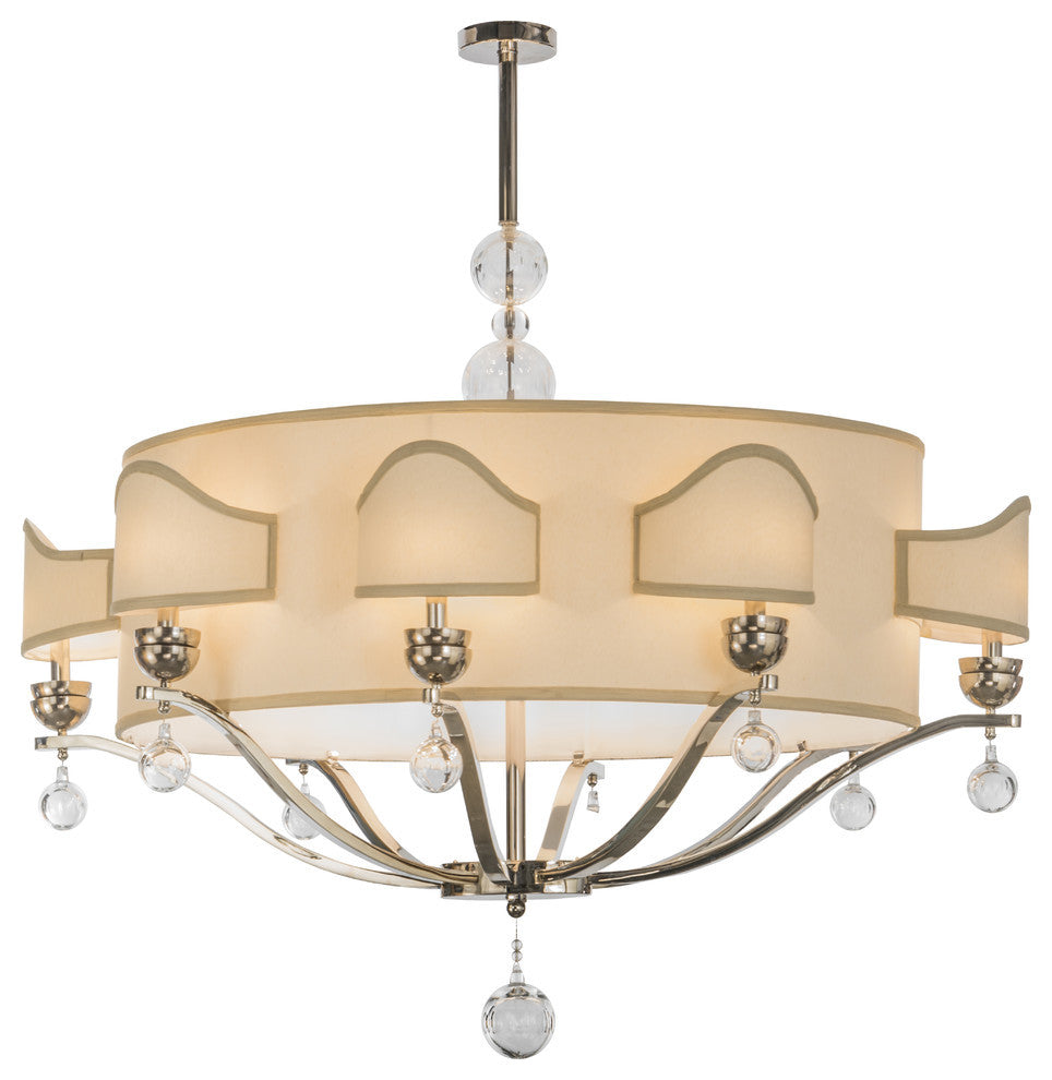 50 Long Helena 8 Arm Oblong Chandelier