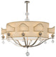 50 Long Helena 8 Arm Oblong Chandelier